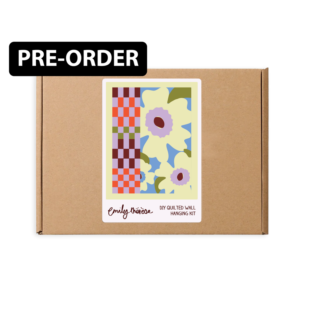 Pre-Order: DIY Flowers Quilt Kit (1 Oct)