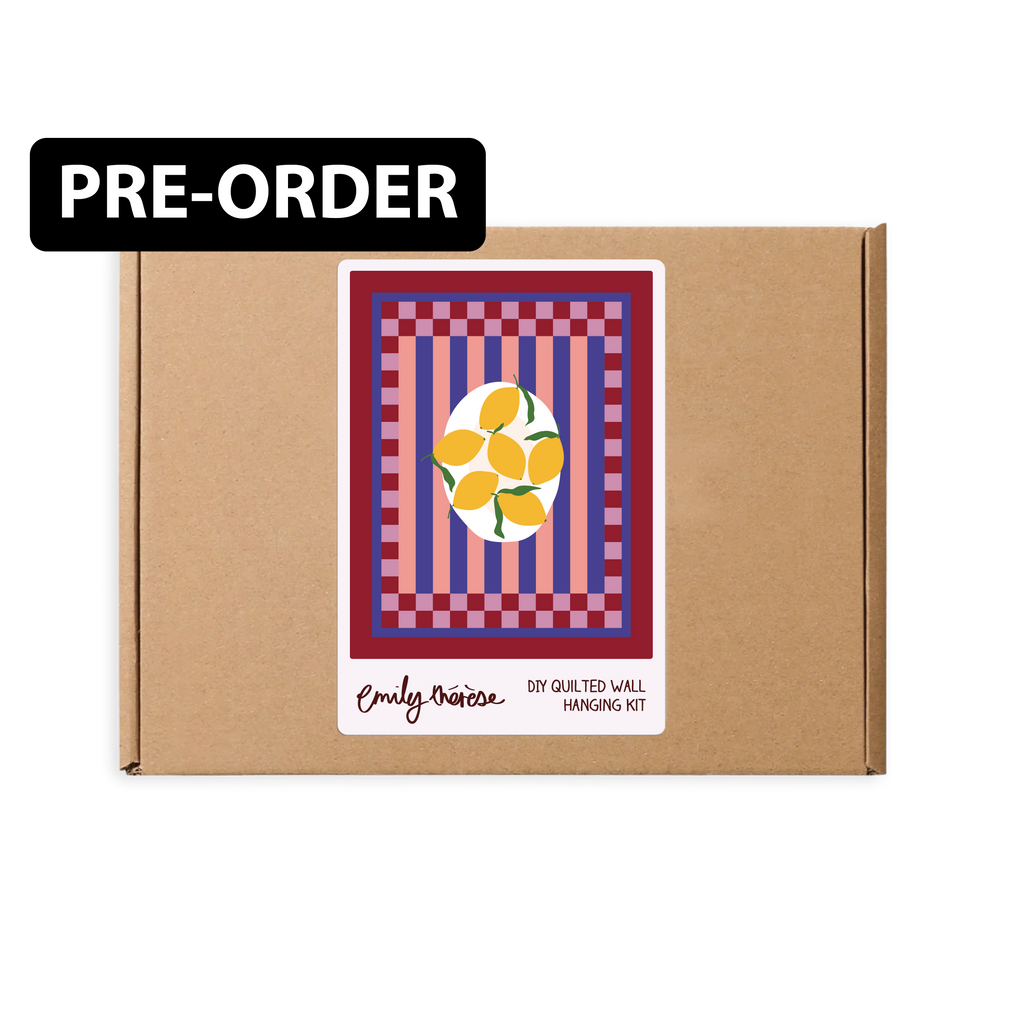 Pre-order: DIY Lemons Quilt Kit (1 Oct)